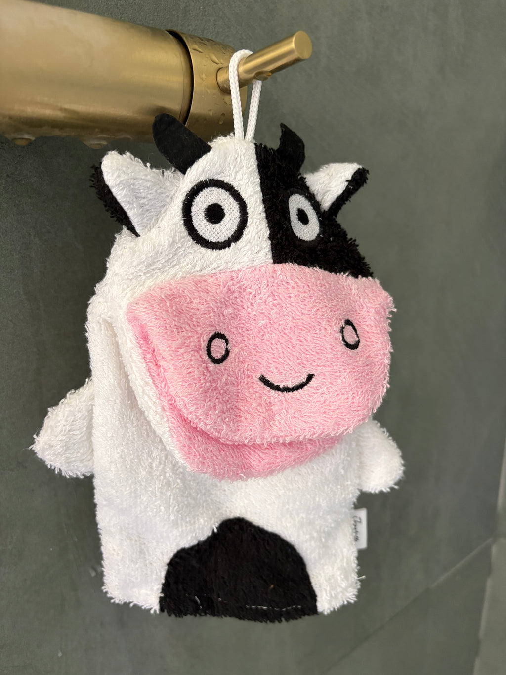Gant de toilette Vache