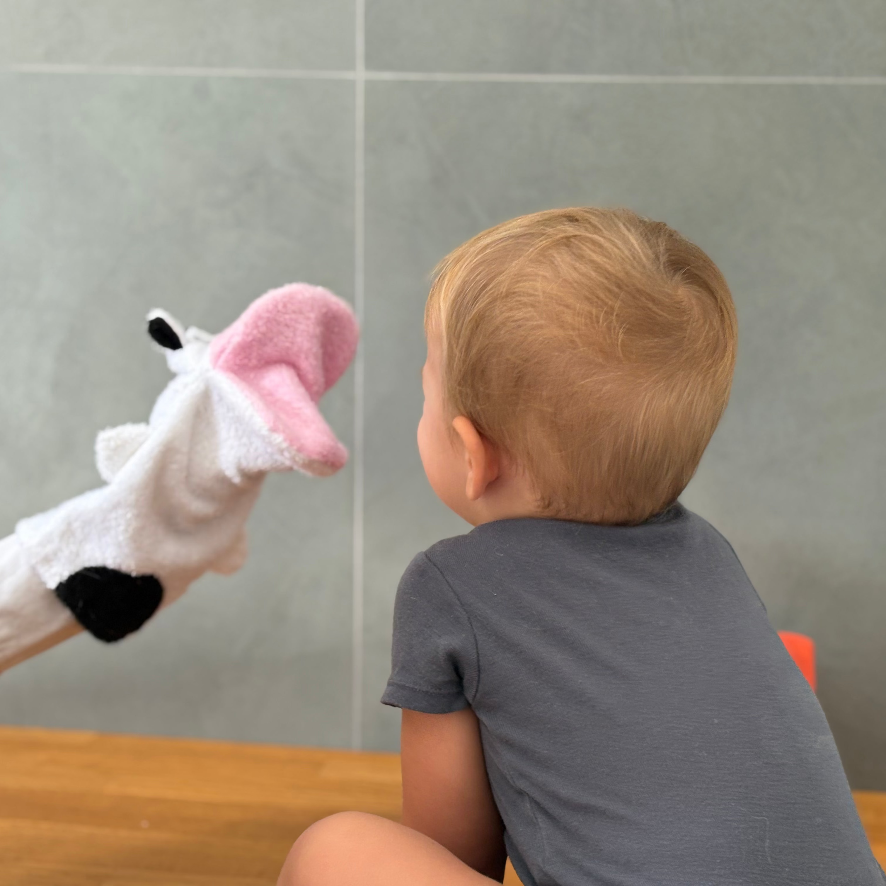 Gant de toilette Vache